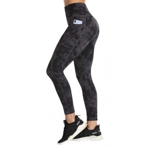 1364-ink Print Women Yoga Leggings with Pockets High Waist Compression Workout Running Gym Print Pants 1364-ink Print Women Yoga Leggings with Pockets High Waist Compression Workout Running Gym Print Pants
