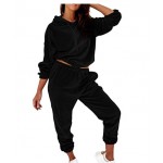 Women's Velour 2 Piece Jogger Sets Hoodies Sweatshirt Long Sweatpants Outfits Sweatsuit Women's Velour 2 Piece Jogger Sets Hoodies Sweatshirt Long Sweatpants Outfits Sweatsuit